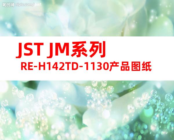 JST JM系列 RE-H142TD-1130产品图纸